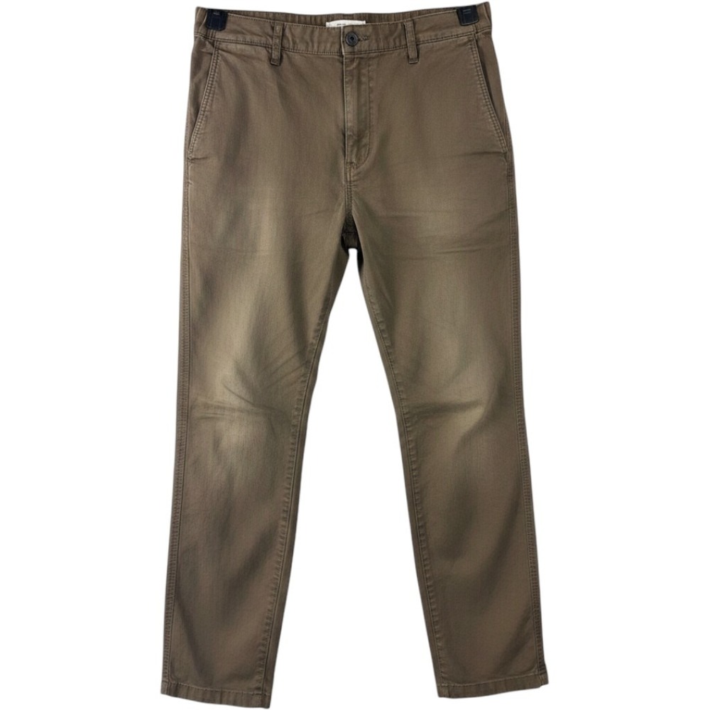 H&M Relaxed Pants Women XL Brown Mid Everyday Earthy‎ Tapered Utility Gorpcore